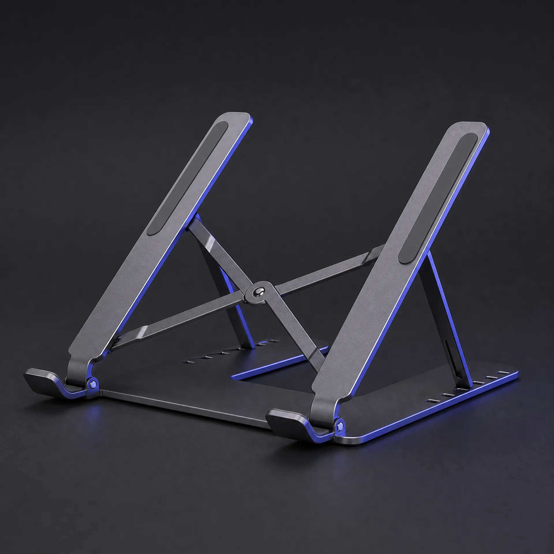 Aluminium laptop stand