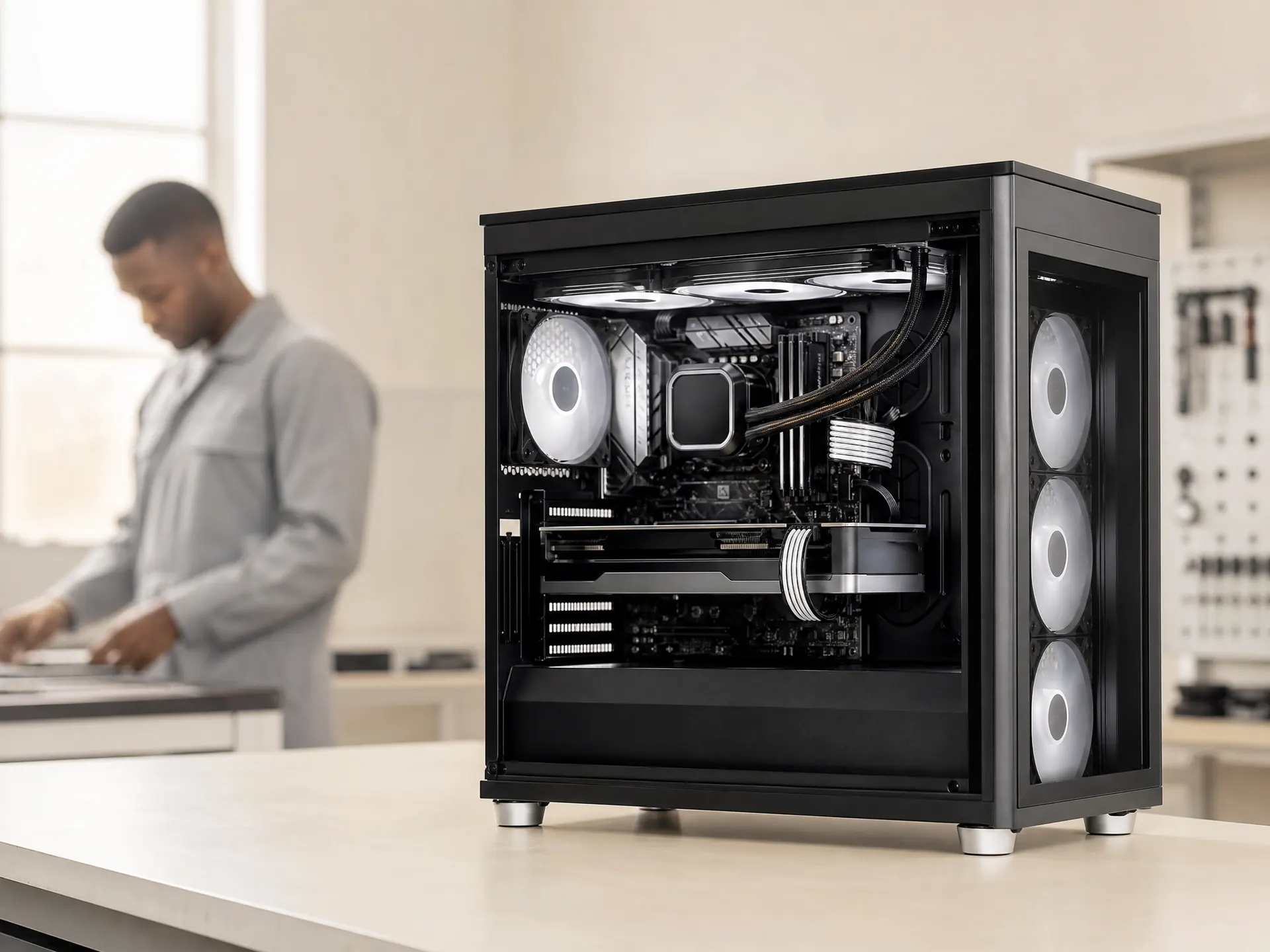 Custom desktop computer maintained by Gervlink