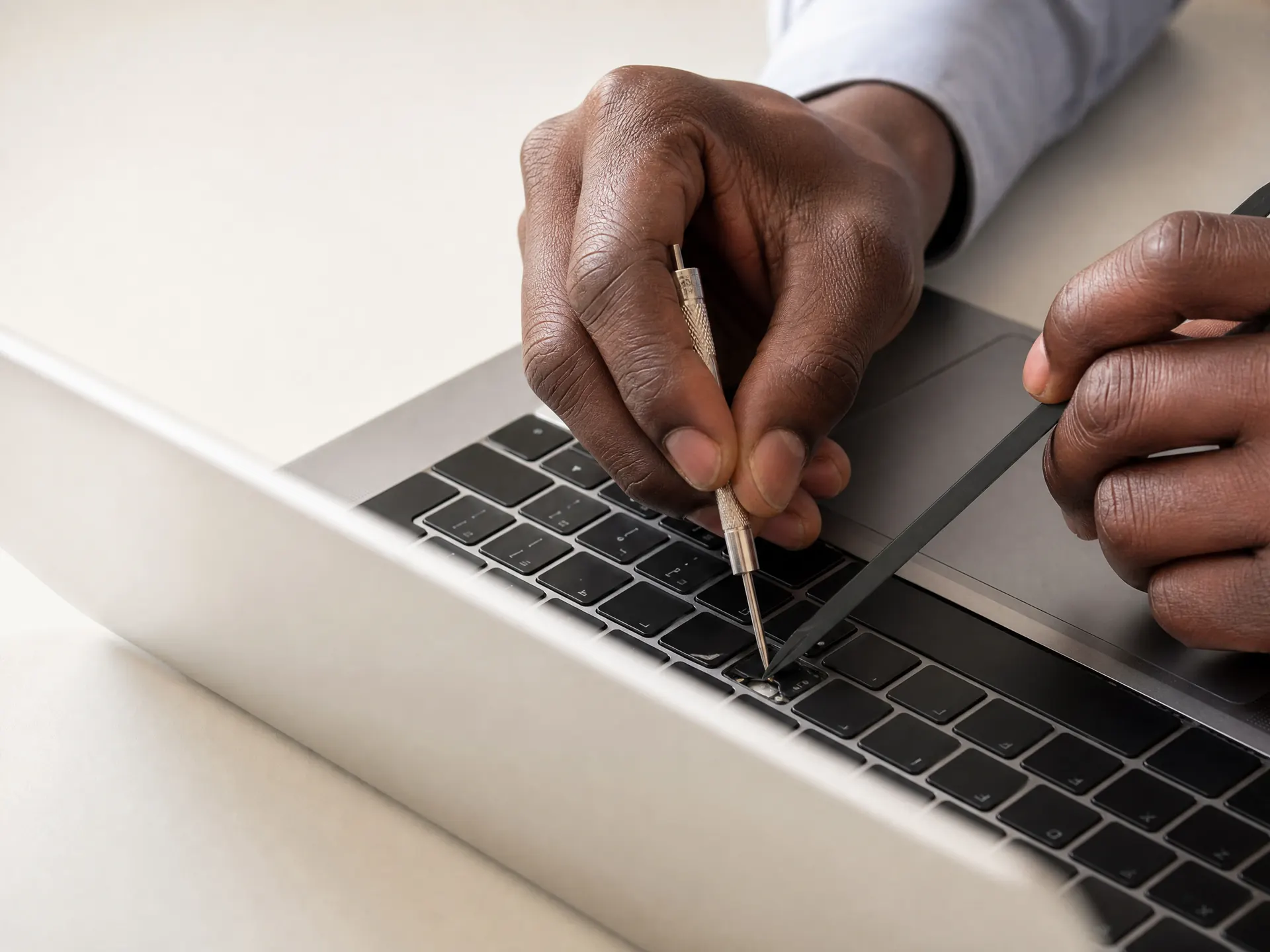 Laptop keyboard repair