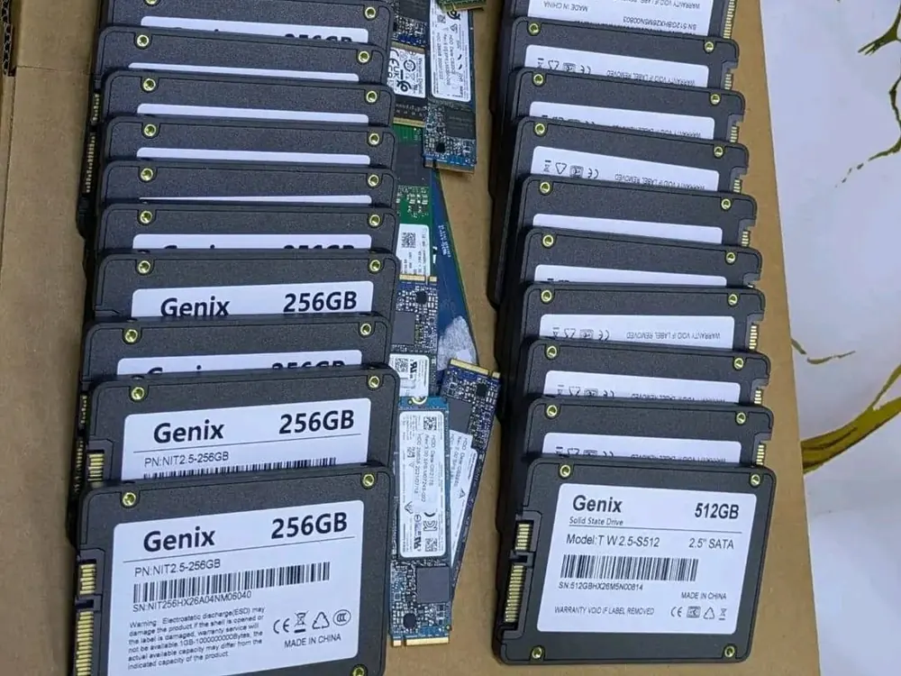 New 256GB and 512GB SATA and M.2 solid state drives in stock